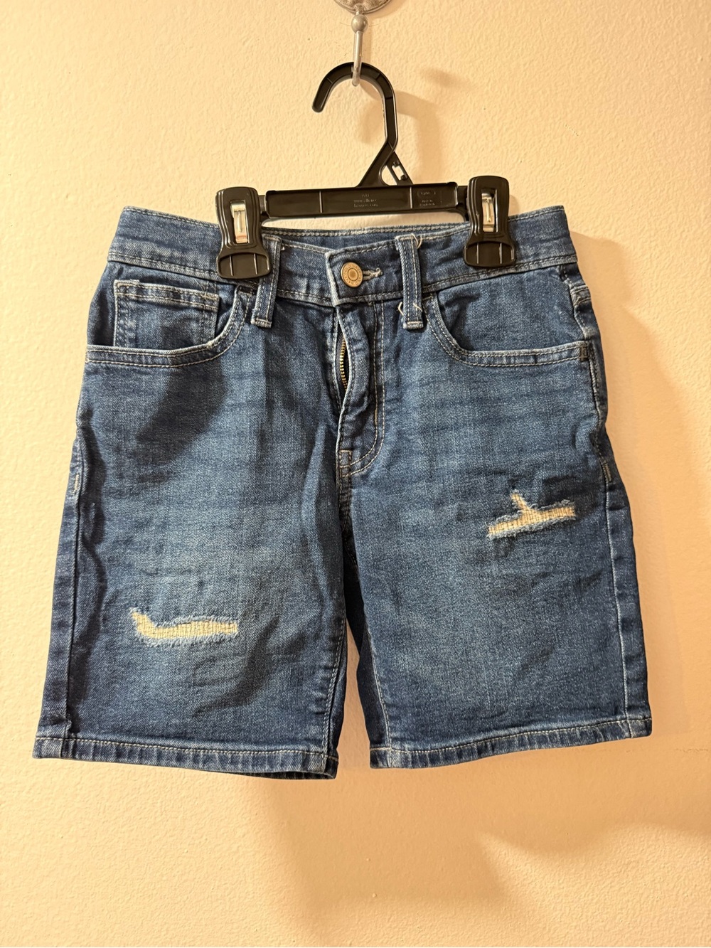 Old Navy Boys' Distressed Denim Shorts - Blue